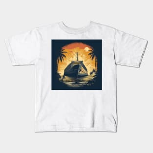 Seafarer's Journey: Unleash Your Inner Adventurer on a Cruise Ship Kids T-Shirt